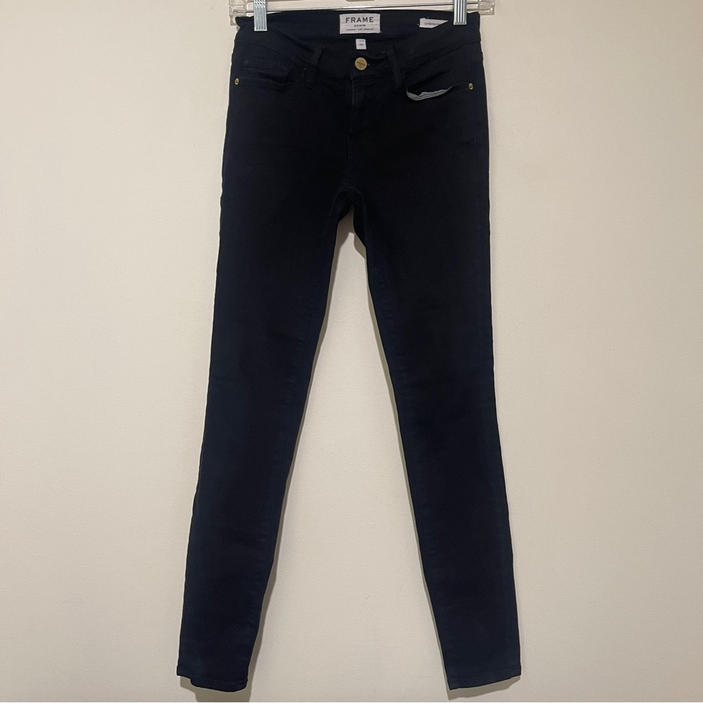 Frame Black Skinny Jeans